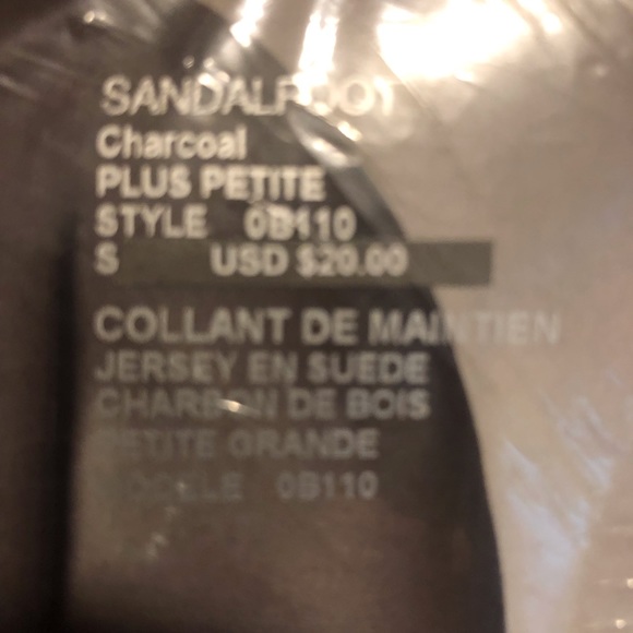 NWT $60 Donna Karan – Luxe Opaques Pantyhose - Charcoal - Plus Petite-Pack of 3! - Picture 5 of 7